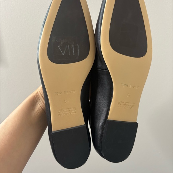 Tony Bianco Bianca Nappa Leather Flats, Black, 6.5 - Picture 13 of 14